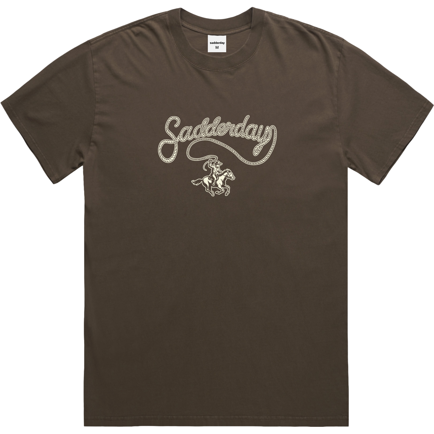 Cowboy T-Shirt: Faded Brown