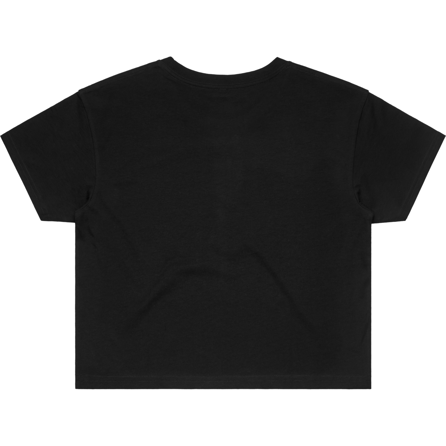 Sad As Duck: Black Crop Top