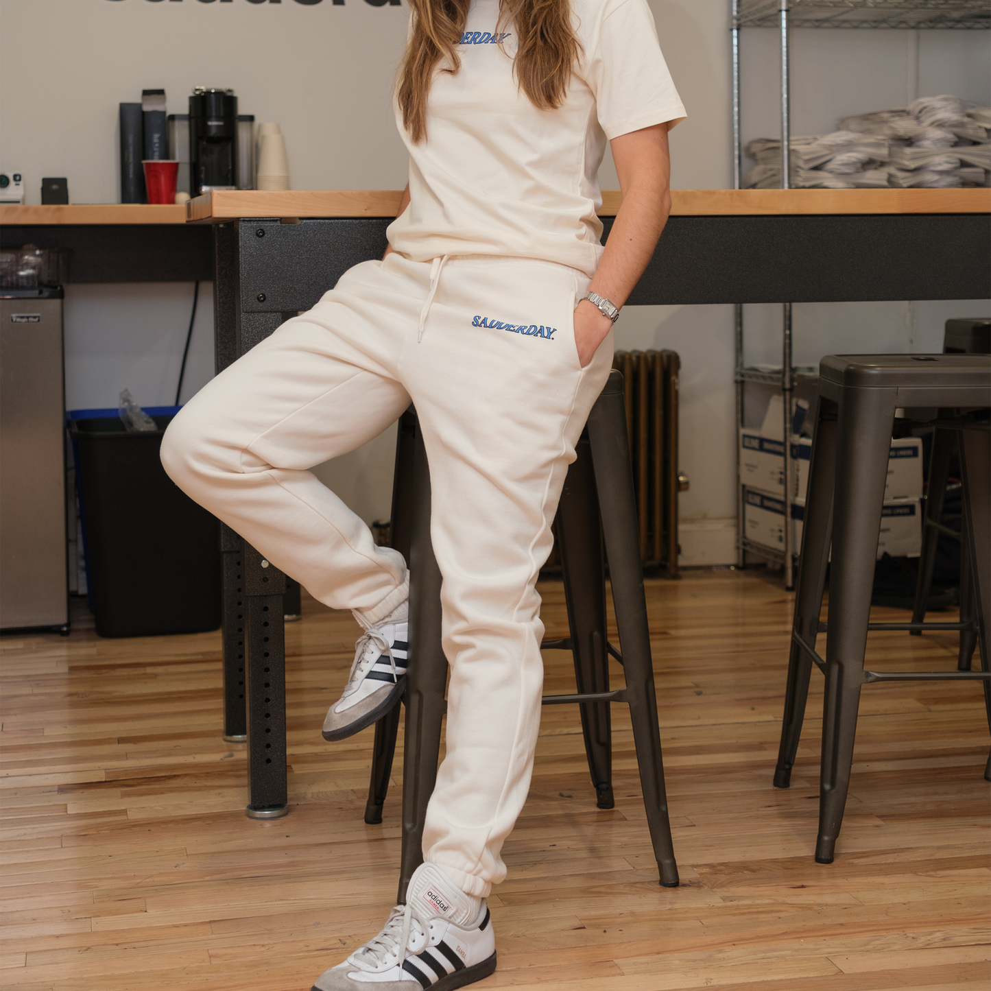 Invited Sweatpants: Ecru