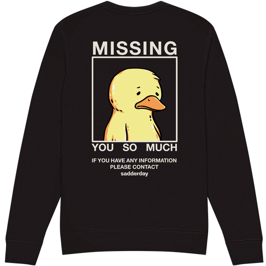 Missing Crewneck: Black