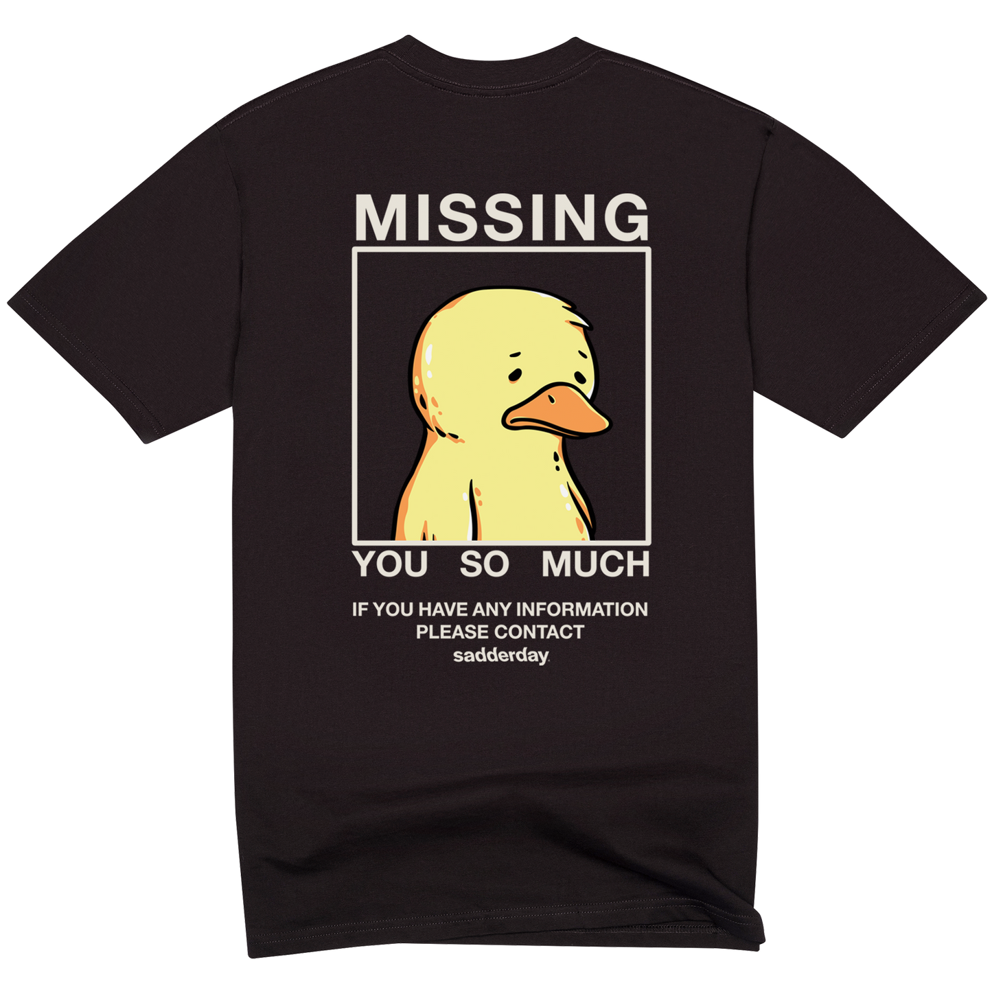 Missing T-Shirt: Black