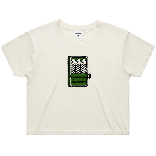 Tinned: Ecru Crop Top