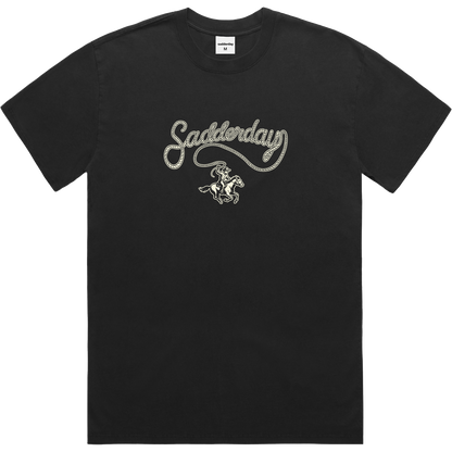 Cowboy T-Shirt: Faded Black
