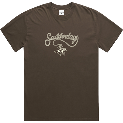 Cowboy T-Shirt: Faded Brown