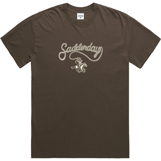 Cowboy T-Shirt: Faded Brown