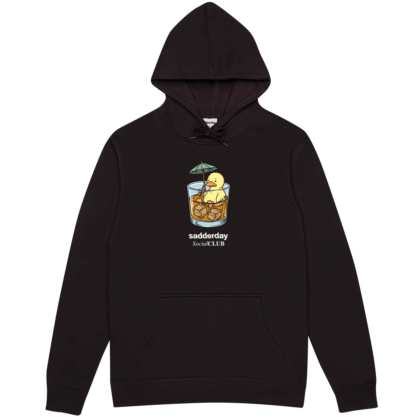 Social Club: Black Hoodie
