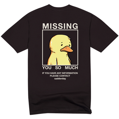 Missing T-Shirt: Black