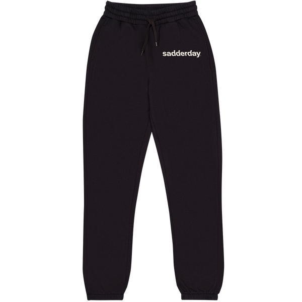Original Sweatpants: Black – Sadderday Original Sweatpants: Black – Sadderday